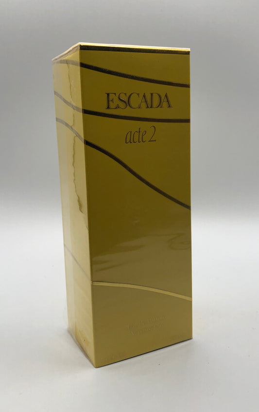 Acte 2 di Escada Eau de Parfum 100ml Spray Vintage Rare