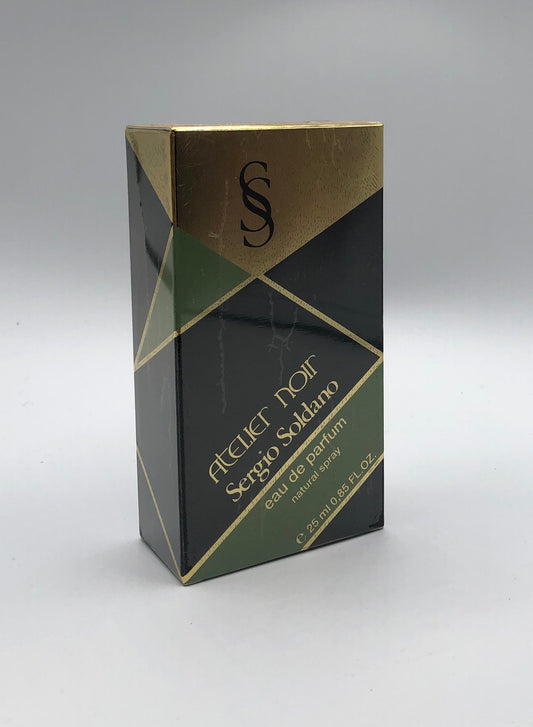 Atelier Noir di Sergio Soldano Eau de Parfum 25ml Spray Vintage Rare