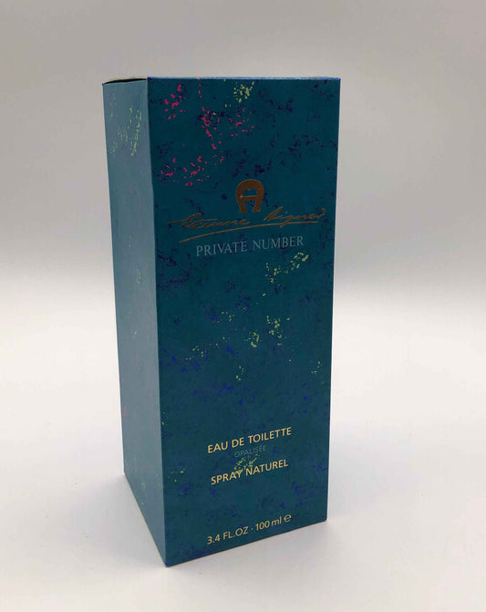 Private Number Opalisée di Etienne Aigner Eau de Toilette 100ml Spray Vintage Rare