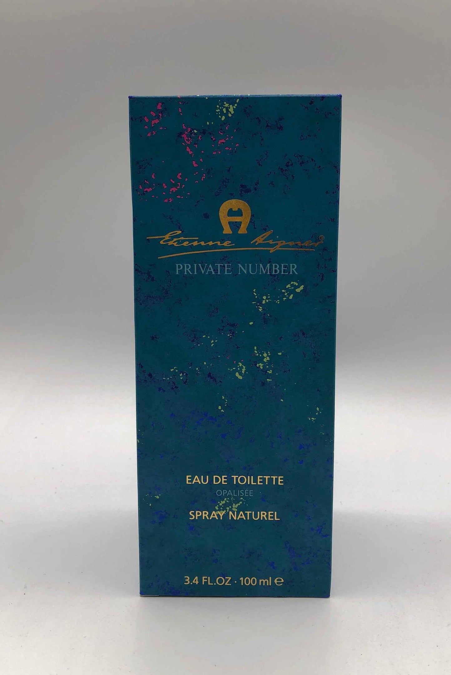 Private Number Opalisée di Etienne Aigner Eau de Toilette 100ml Spray Vintage Rare