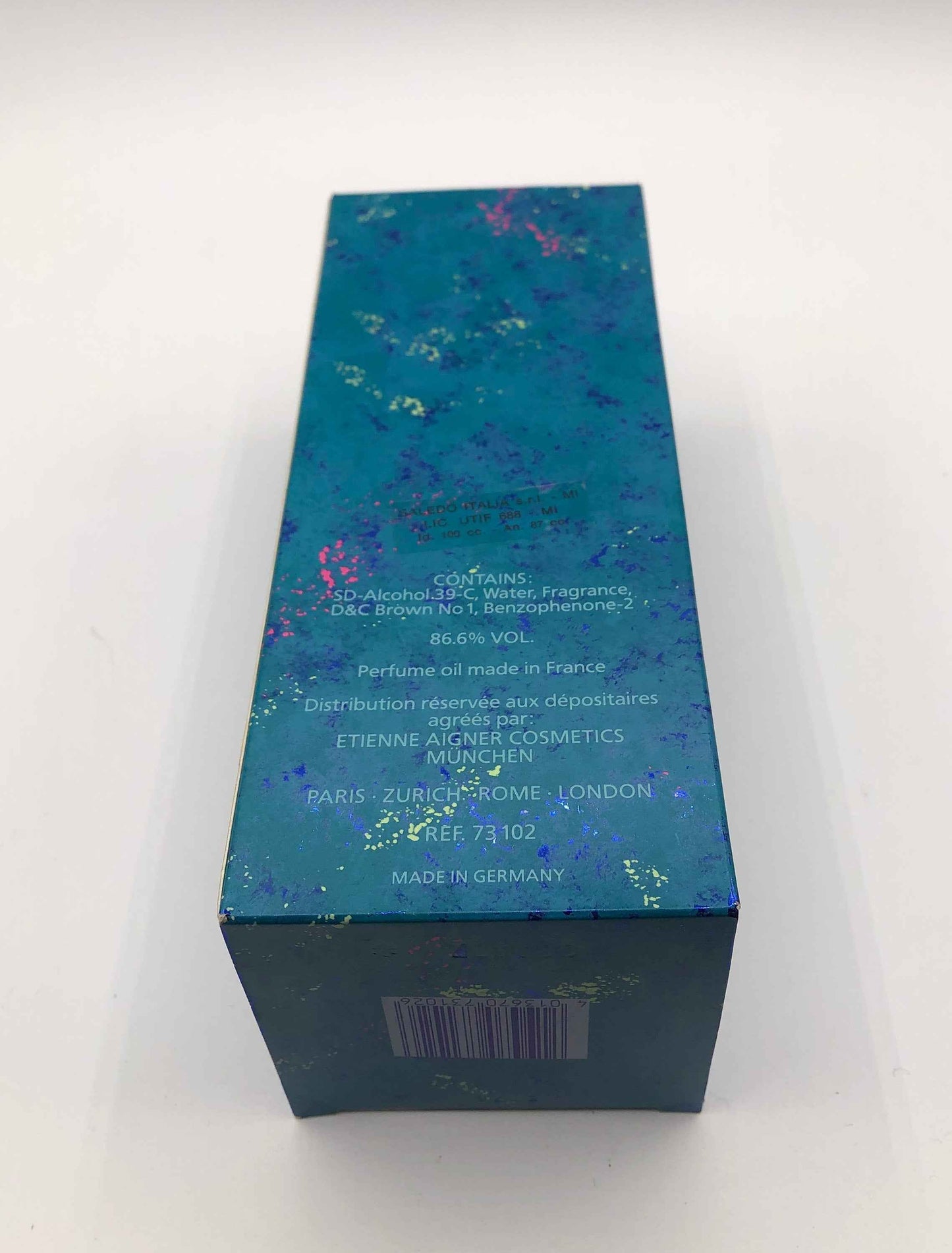 Private Number Opalisée di Etienne Aigner Eau de Toilette 100ml Spray Vintage Rare