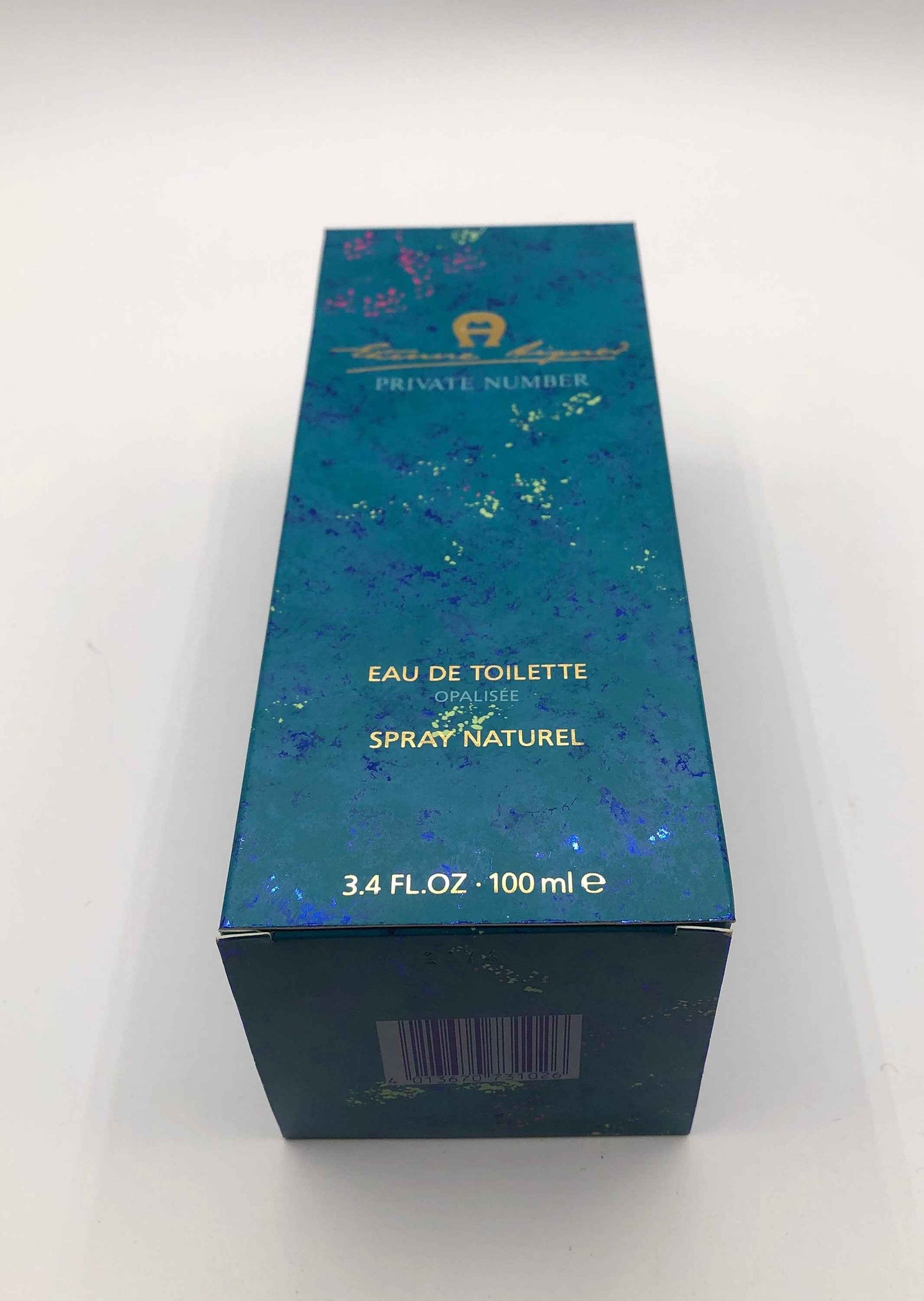 Private Number Opalisée di Etienne Aigner Eau de Toilette 100ml Spray Vintage Rare