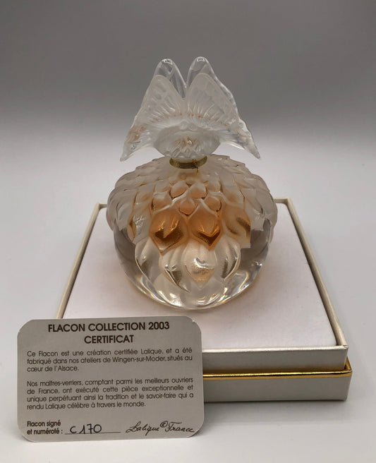 Lalique di Lalique Parfum 60ml Butterfly Flacon Edition Limitée 2003 Vintage Rare - ParfumVintage