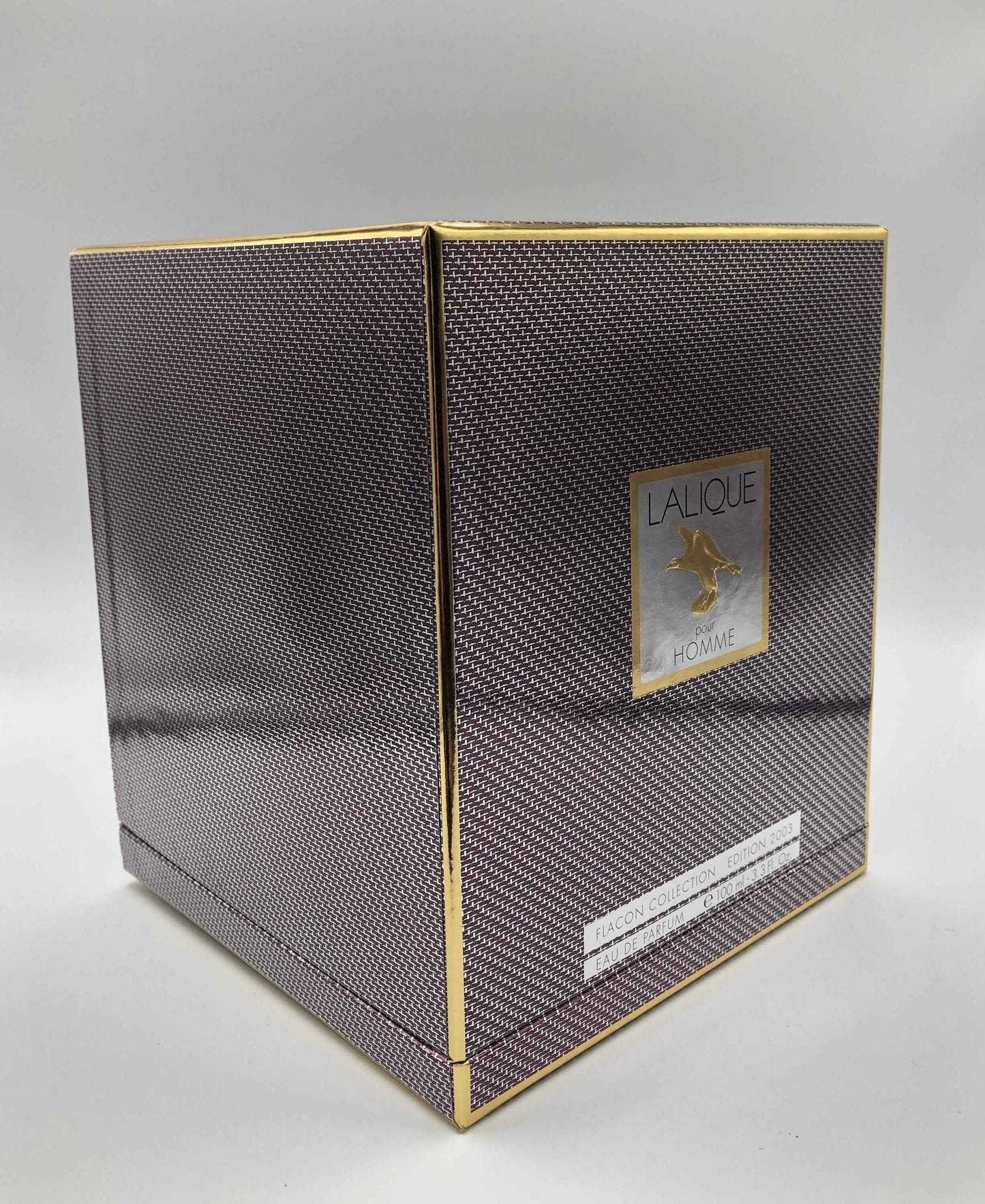 Lalique Homme di Lalique Eau de Parfum 100ml Mascotte Eagle (Collection Edition Limitée 2003) Vintage Rare
