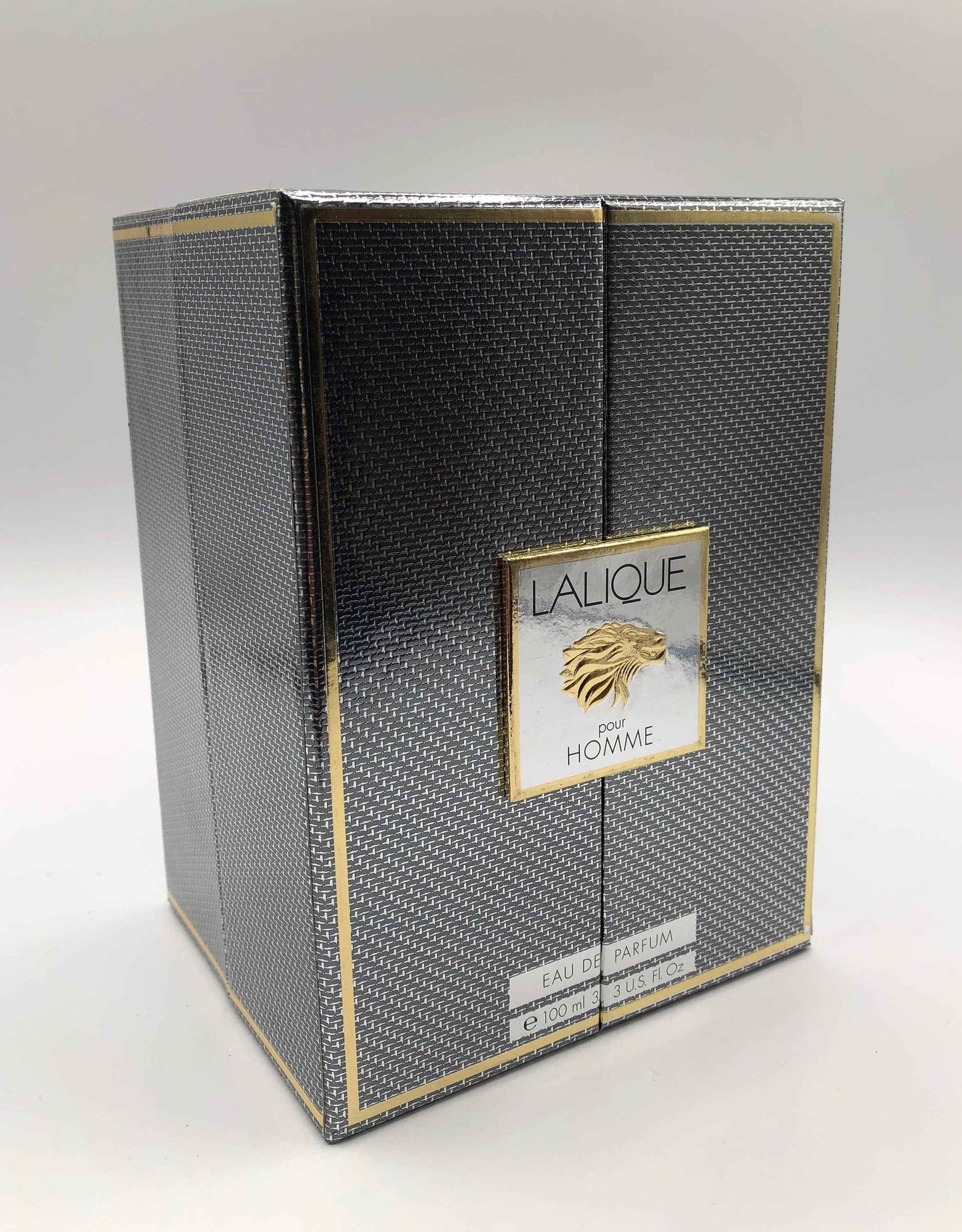 Lalique Homme di Lalique Eau de Parfum 100ml Flacon Crystal Edition Limitee Mascotte Lion Vintage Rare