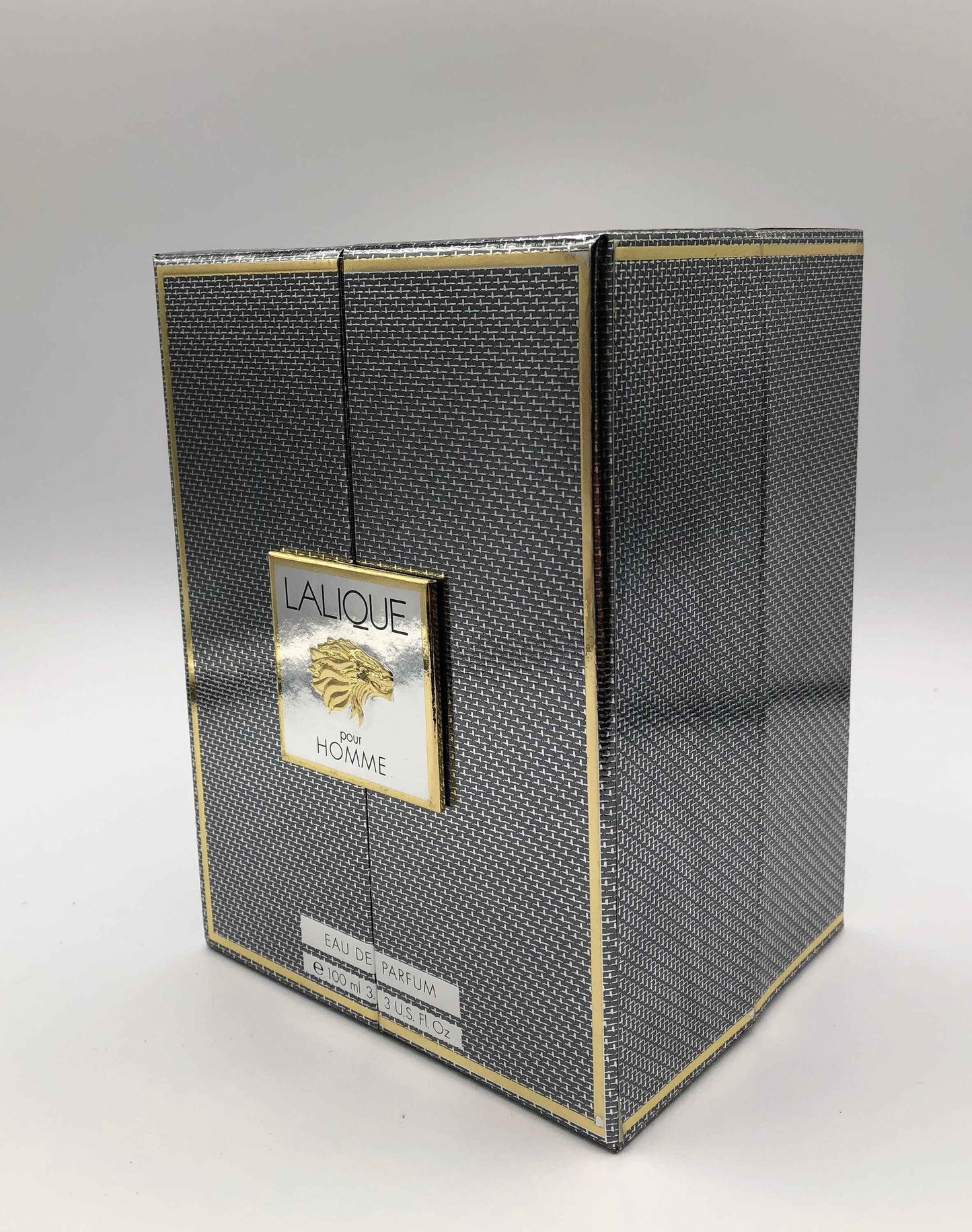Lalique Homme di Lalique Eau de Parfum 100ml Flacon Crystal Edition Limitee Mascotte Lion Vintage Rare
