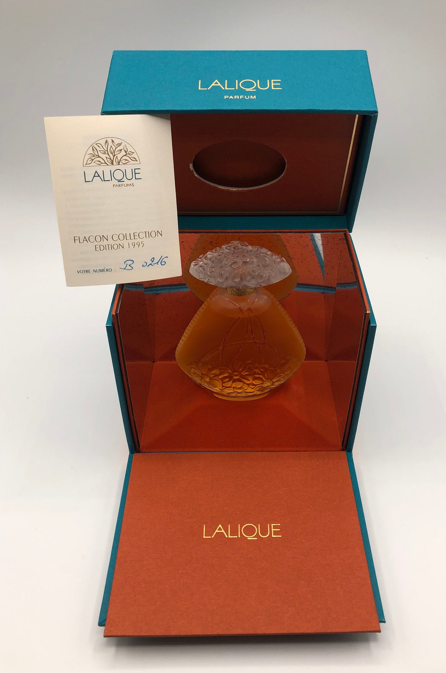 Lalique di Lalique Parfum 60ml Flacon Collection Edition Limitee 1995 Vintage Rare - ParfumVintage