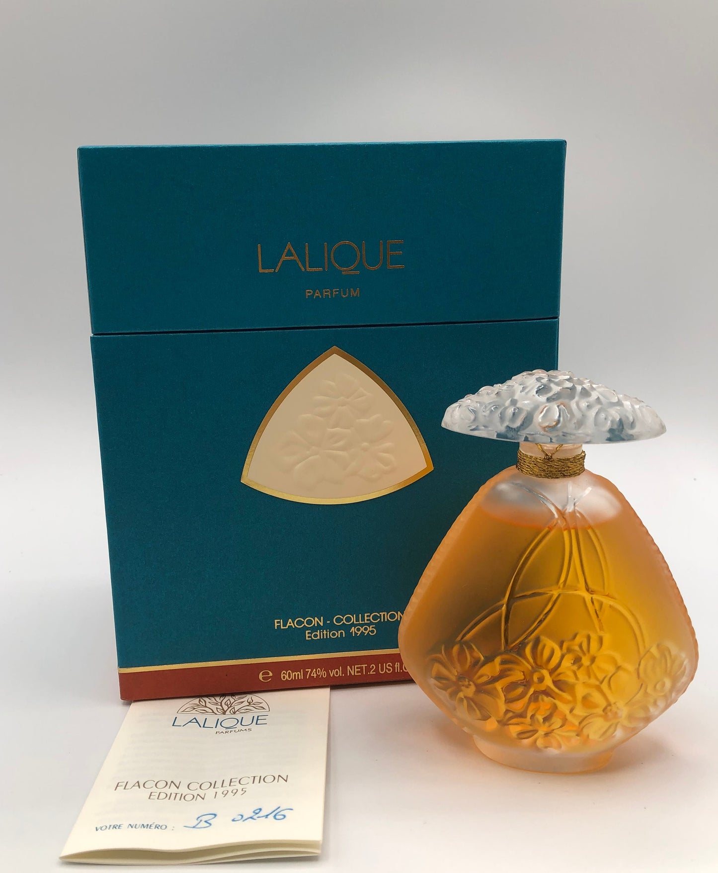 Lalique di Lalique Parfum 60ml Flacon Collection Edition Limitee 1995 Vintage Rare - ParfumVintage