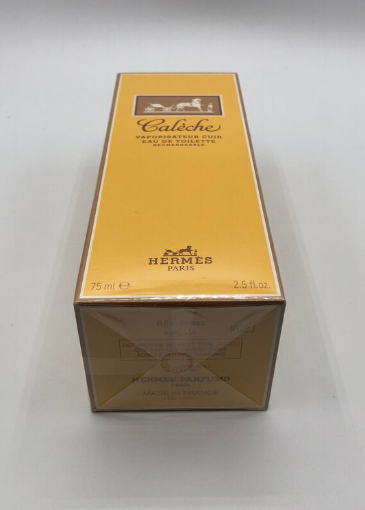 Calèche di Hermes Eau de Toilette 75ml vapo cuir rechargeable Vintage Rare - ParfumVintage