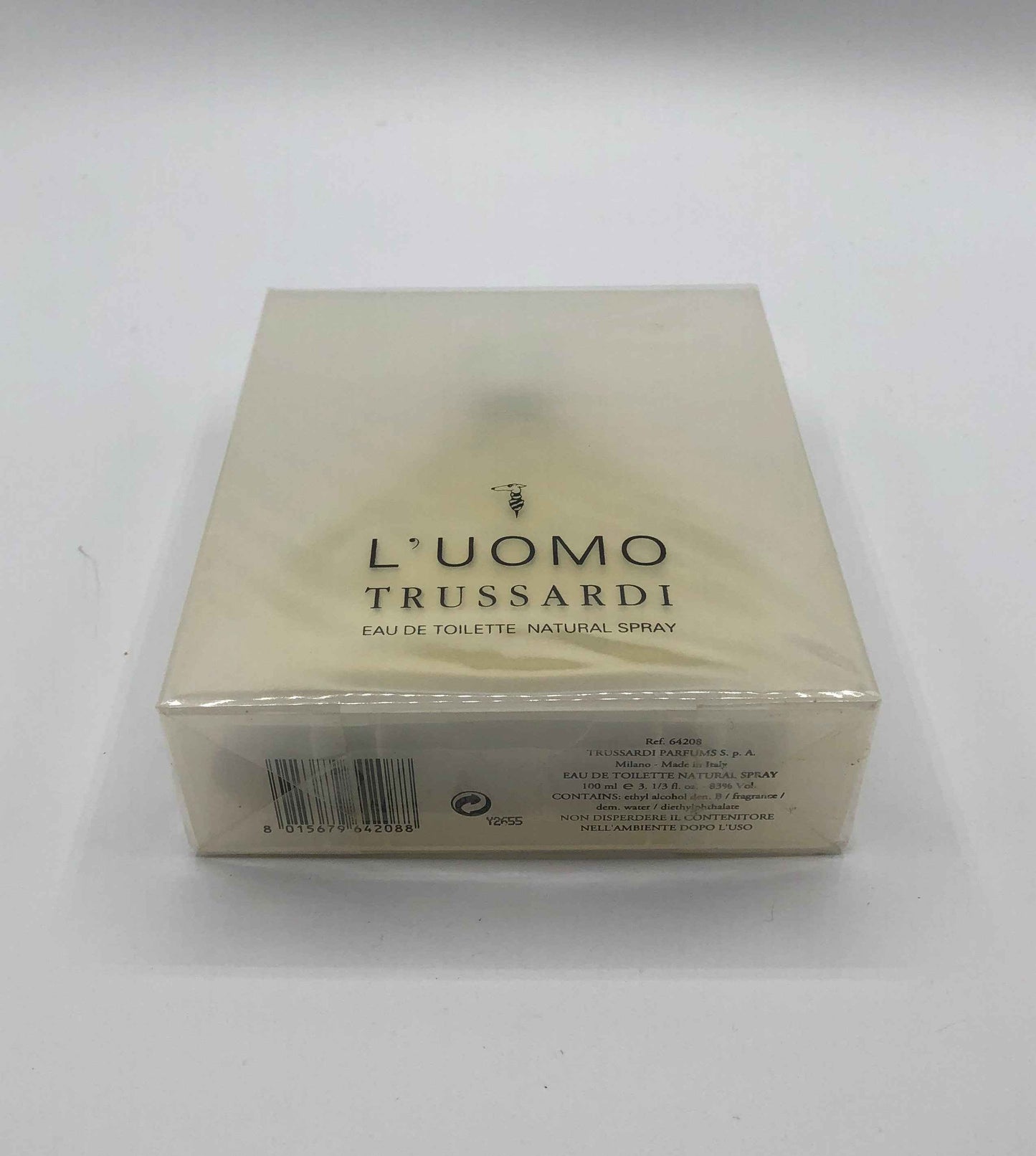 L' Uomo di Trussardi Eau de Toilette 100ml Spray Vintage Rare