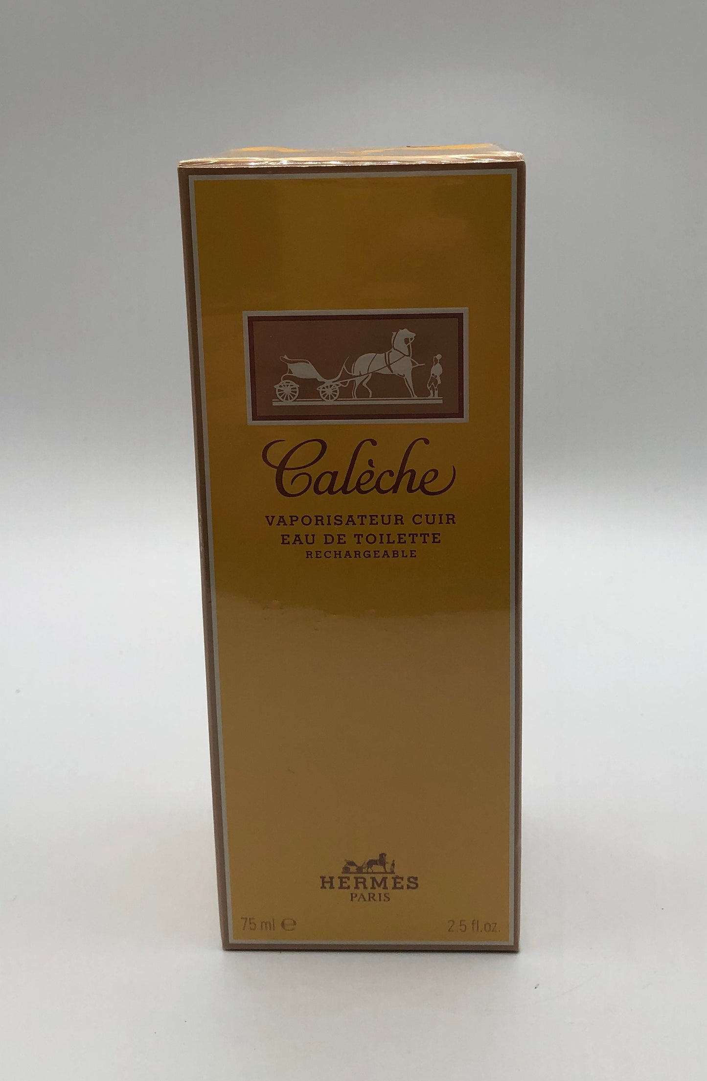 Calèche di Hermes Eau de Toilette 75ml vapo cuir rechargeable Vintage Rare - ParfumVintage