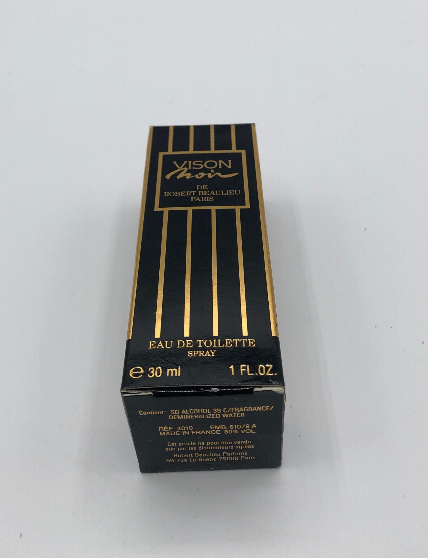 Vison Noir di Robert Beaulieu Eau de Toilette 30ml Spray Vintage Rare - ParfumVintage