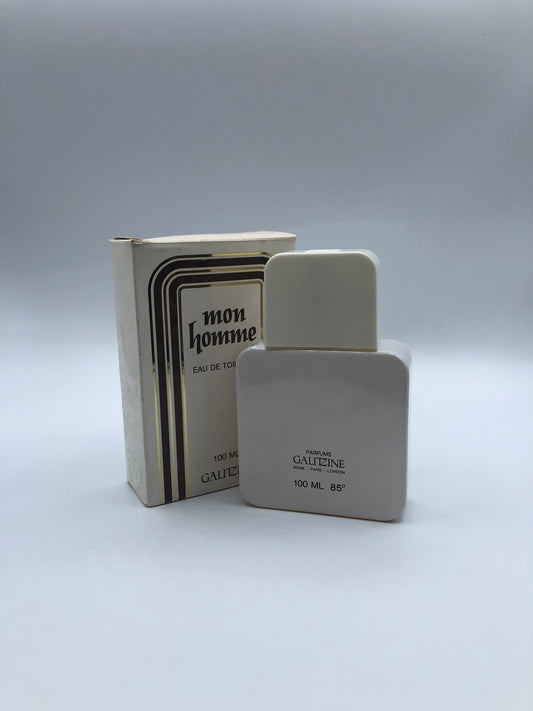 Galitzine Mon Homme di Galitzine Eau de Toilette 100ml Vintage Rare - ParfumVintage