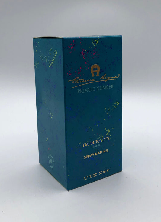 Private Number Opalisée di Etienne Aigner Eau de Toilette 50ml Spray Vintage Rare - ParfumVintage
