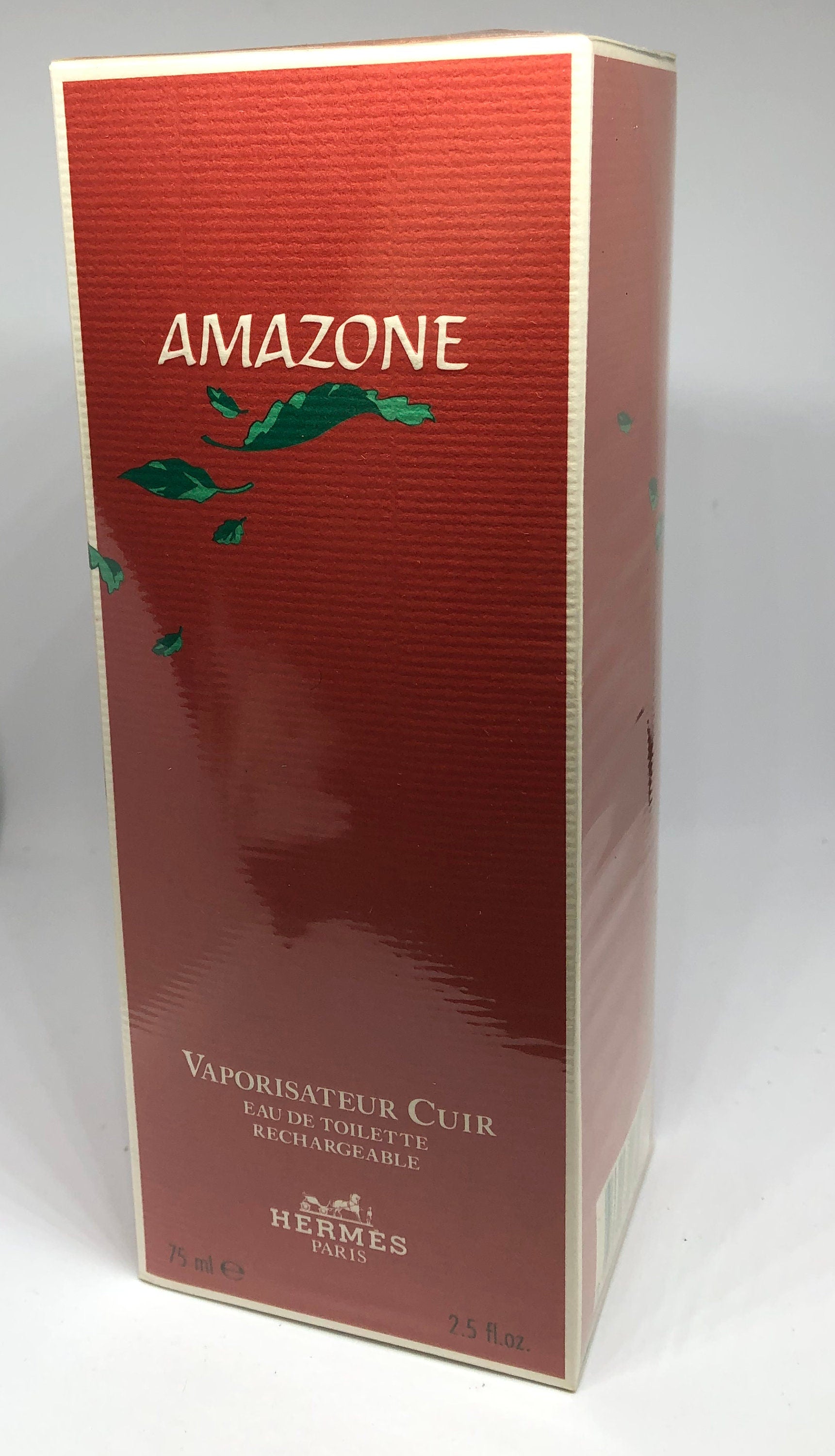 Amazone di Hermès Eau de Toilette 75ml Spray Cuir Vintage Rare
