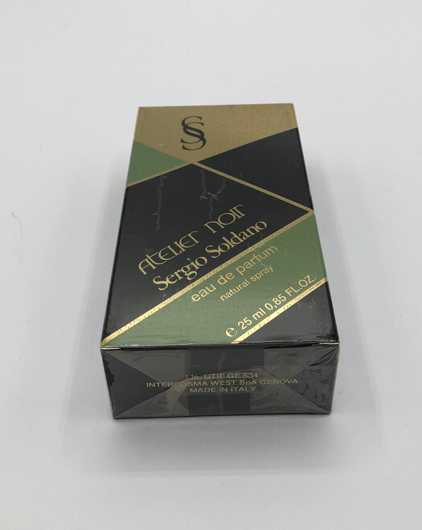 Atelier Noir di Sergio Soldano Eau de Parfum 25ml Spray Vintage Rare