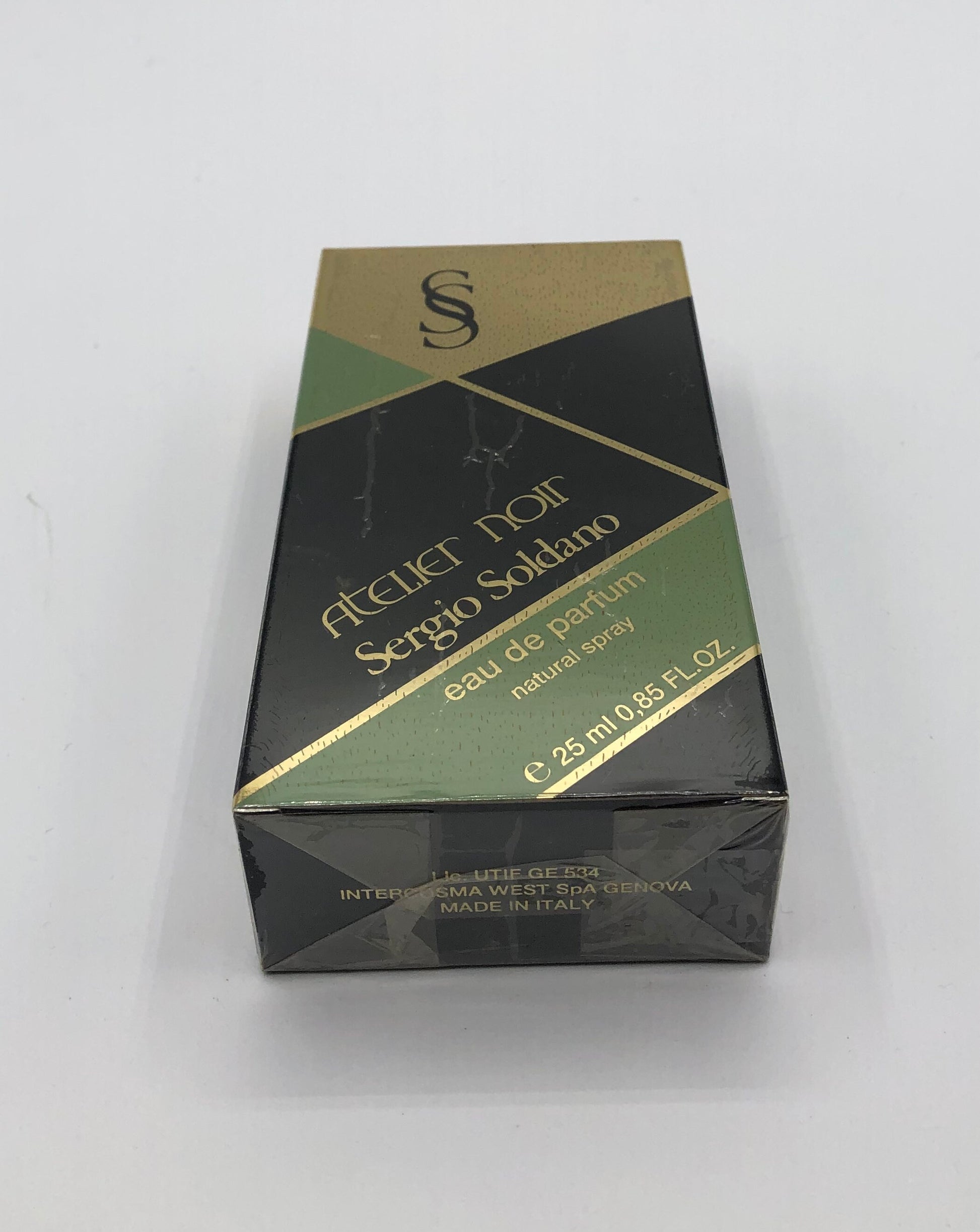 Atelier Noir di Sergio Soldano Eau de Parfum 25ml Spray Vintage Rare