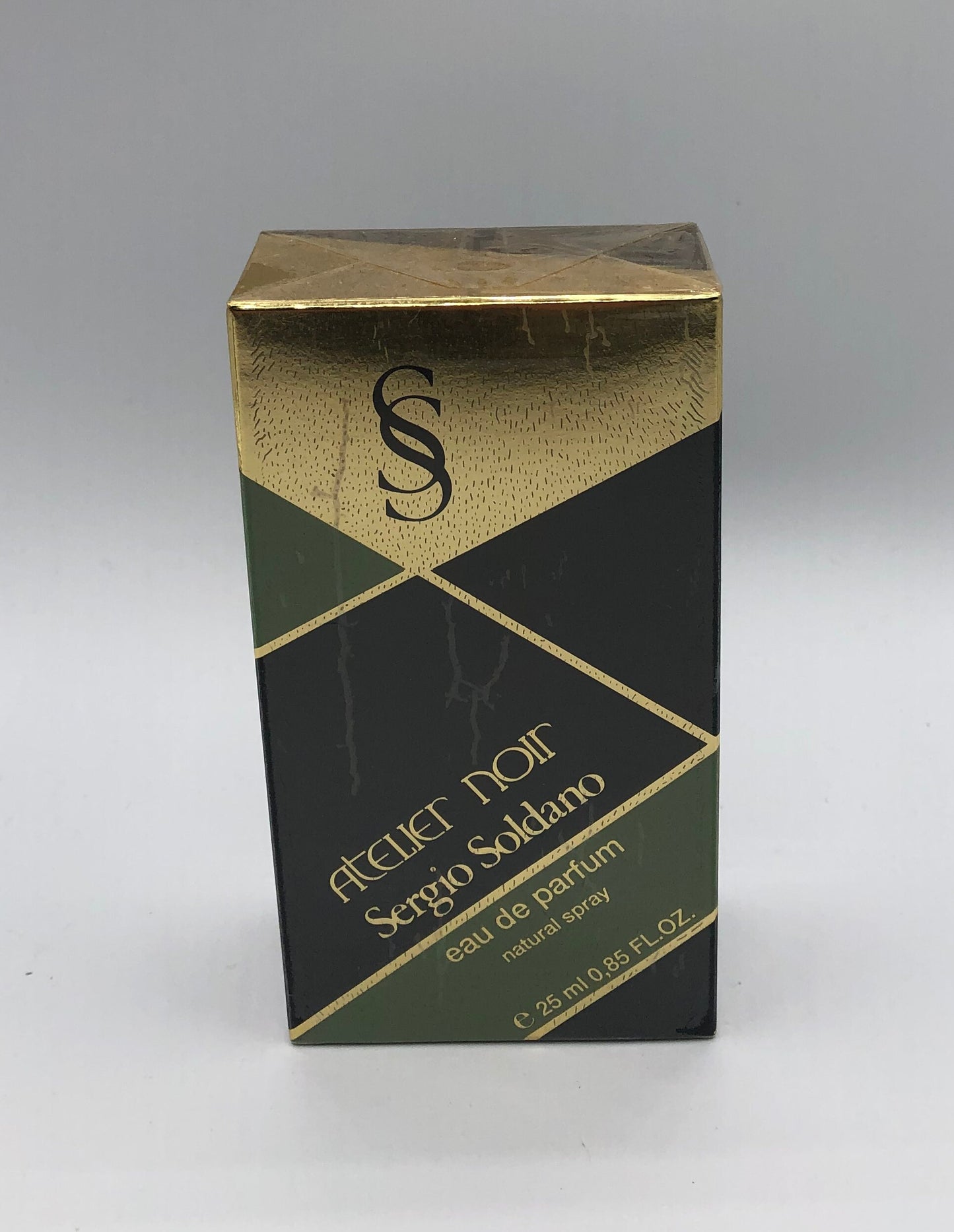 Atelier Noir di Sergio Soldano Eau de Parfum 25ml Spray Vintage Rare