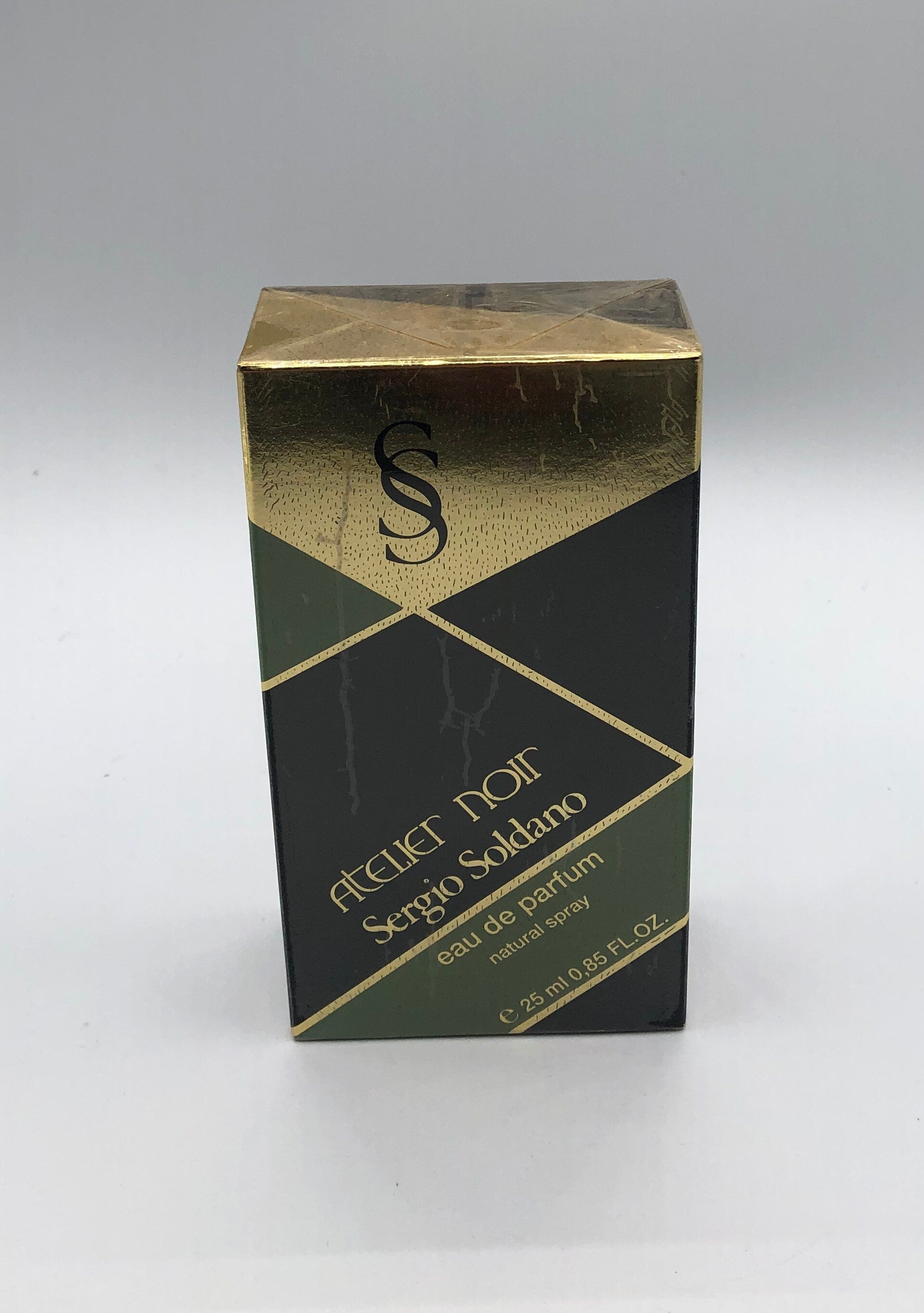 Atelier Noir di Sergio Soldano Eau de Parfum 25ml Spray Vintage Rare