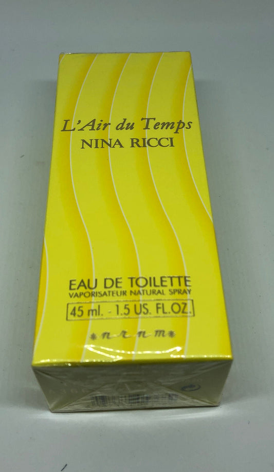 L'Air du Temps par Nina Ricci Eau de Toilette 45ml Spray vintage Rare