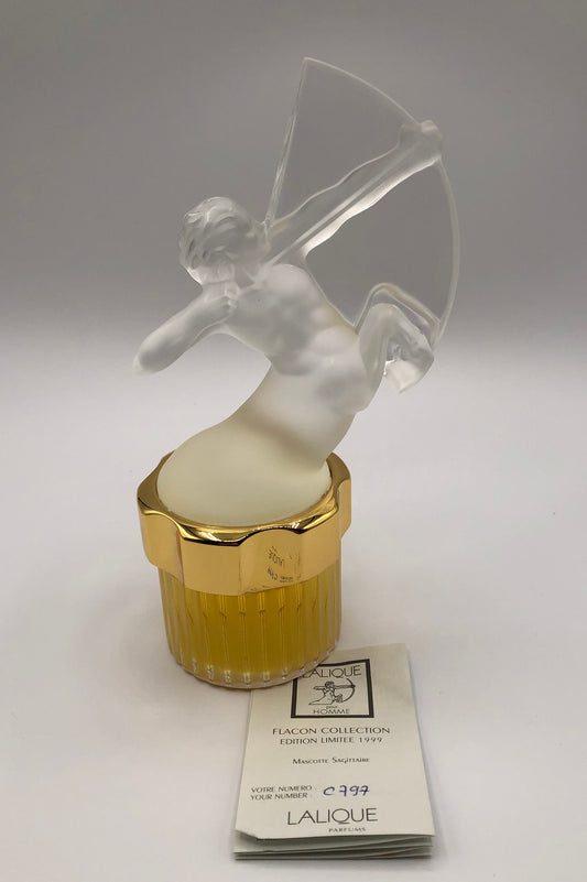 Lalique Homme by Lalique Eau de Parfum 100ml Mascotte Sagittaire (limited edition 1999) Vintage Rare