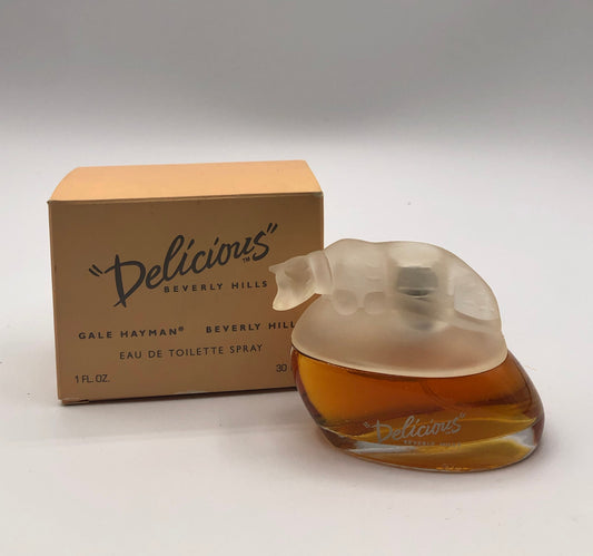 Délicieux Beverly Hills par Gale Hayman Eau de Toilette 30 ml Vaporisateur Vintage Rare
