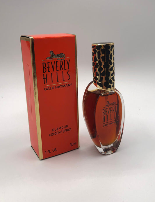 Beverly Hills par Gale Hayman Glamour Cologne 30 ml Vaporisateur Vintage Rare