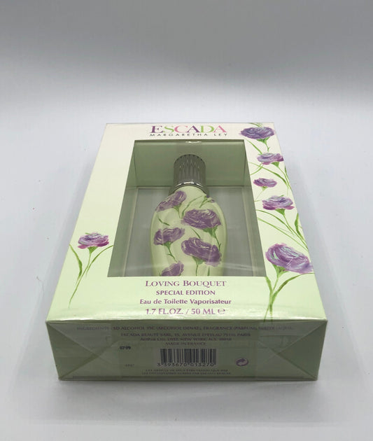 Margaretha Ley Loving Bouquet di Escada Eau de Toilette 50ml Special Edition Spray Vintage Rare