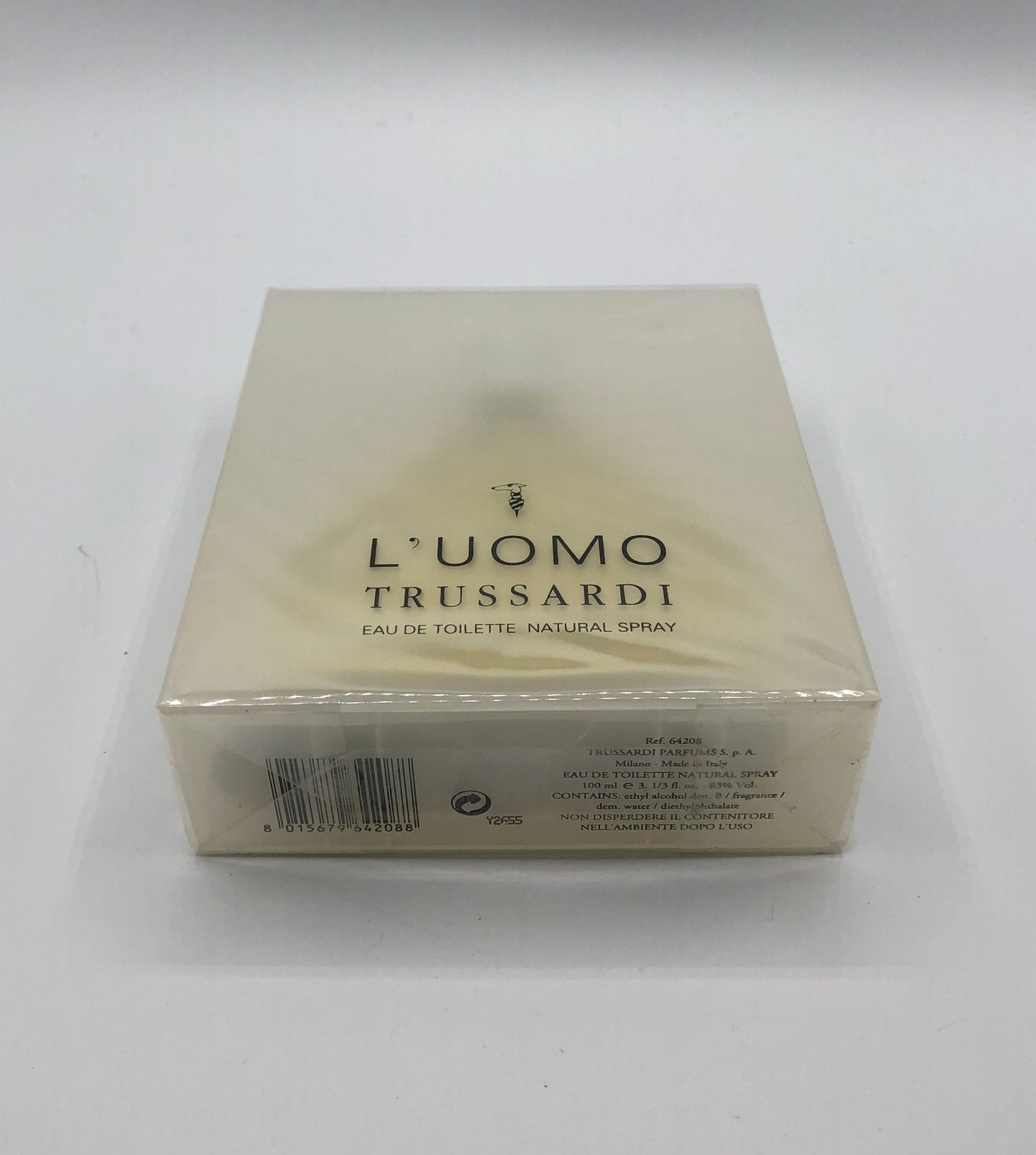 L' Uomo di Trussardi Eau de Toilette 100ml Spray Vintage Rare