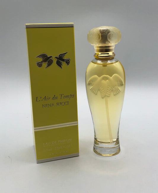 L'Air du Temps de Nina Ricci Eau de Parfum 75ml Spray vintage Rare