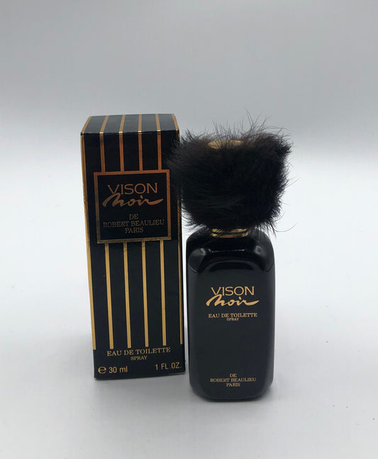 Vison Noir de Robert Beaulieu Eau de Toilette 30ml Vaporisateur Vintage Rare