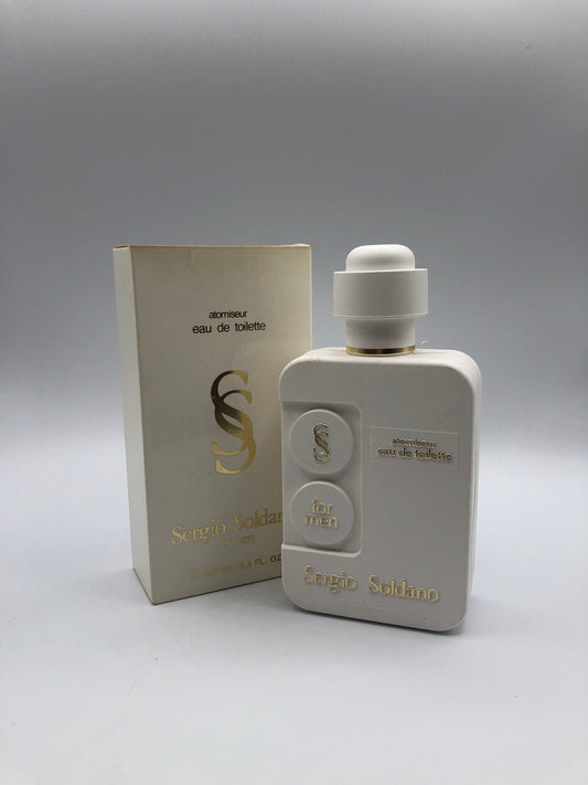 Sergio Soldano White par Sergio Soldano Eau de Toilette 100ml Vaporisateur Vintage Rare