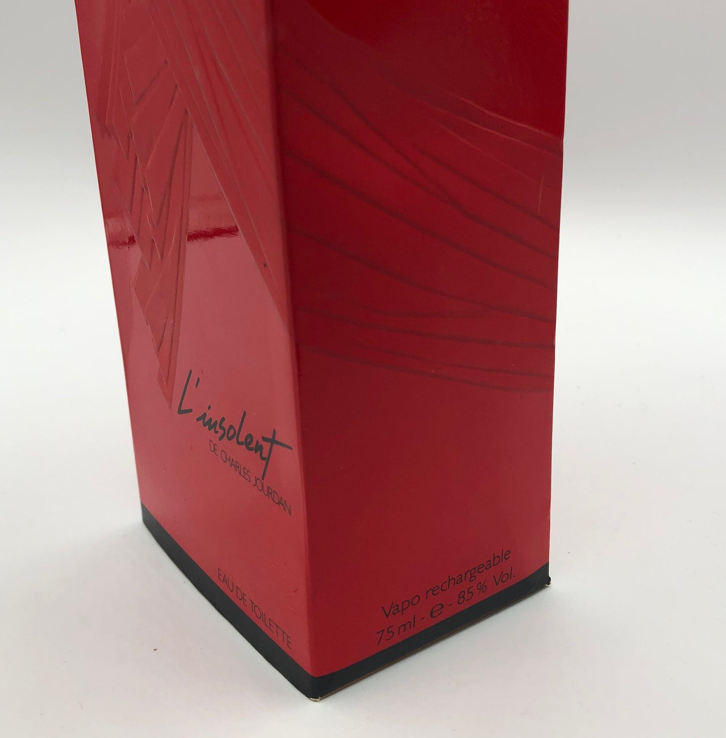 L' Insolent by Charles Jourdan Eau de Toilette 75ml Spray Rechargeable Vintage Rare