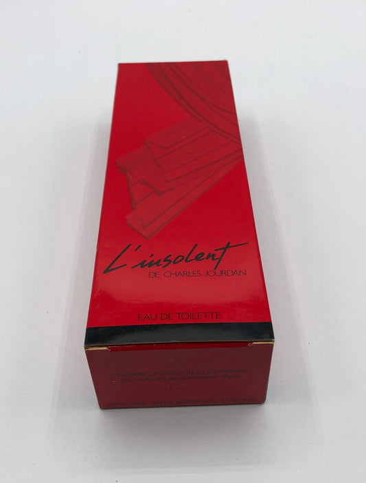 L' Insolent by Charles Jourdan Eau de Toilette 75ml Spray Recharge Vintage Rare