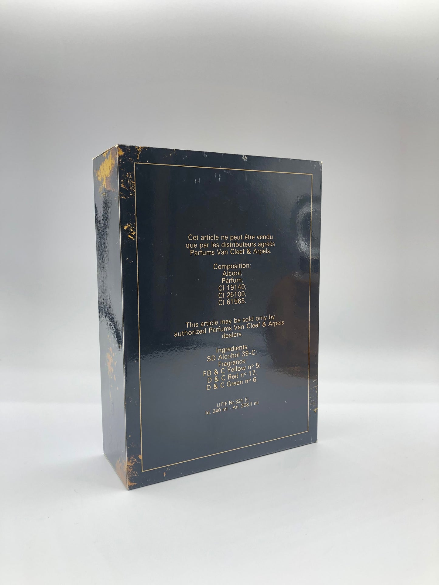 First by Van Cleef &amp; Arpels Black Eau de Toilette 240ml Vintage Rare