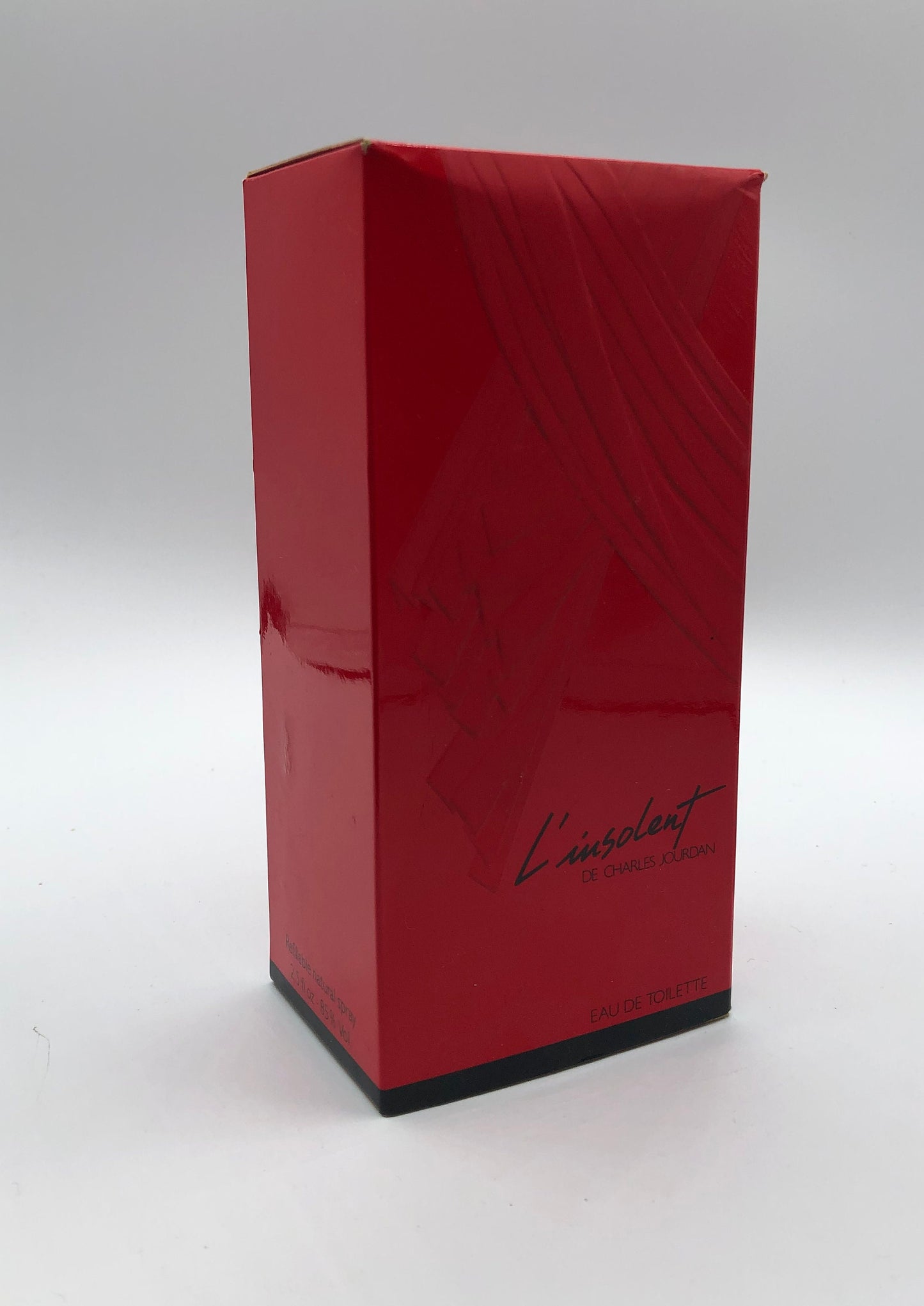 L' Insolent by Charles Jourdan Eau de Toilette 75ml Spray Rechargeable Vintage Rare