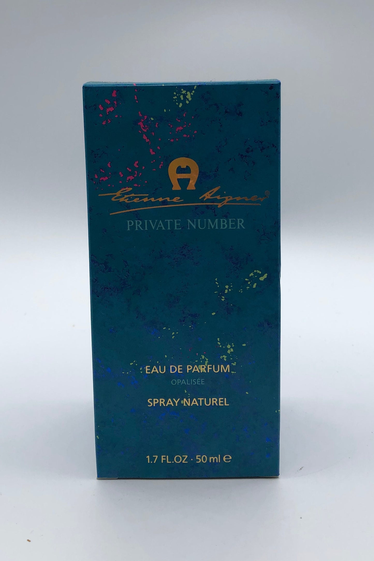 Private Number Opalisée di Etienne Aigner Eau de Parfum 50ml Spray Vintage Rare