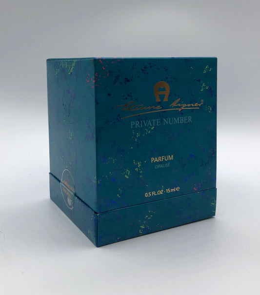 Private Number Opalisée par Etienne Aigner Parfum 15ml Vintage Rare