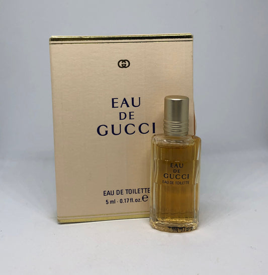 Eau de Gucci par Gucci Eau de Toilette 5ml Vintage Rare
