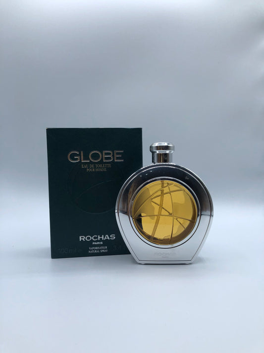 Globe by Rochas Eau de Toilette 100 ml Vaporisateur Édition Métal Vintage Rare