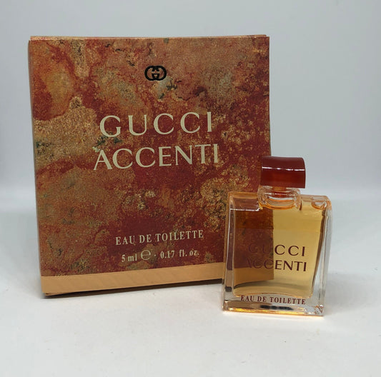 Gucci Accents par Gucci Eau de Toilette 5ml Vintage Rare